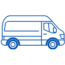 Transporter-Icon als Symbol für Kfz-Werkstatt Delmenhorst